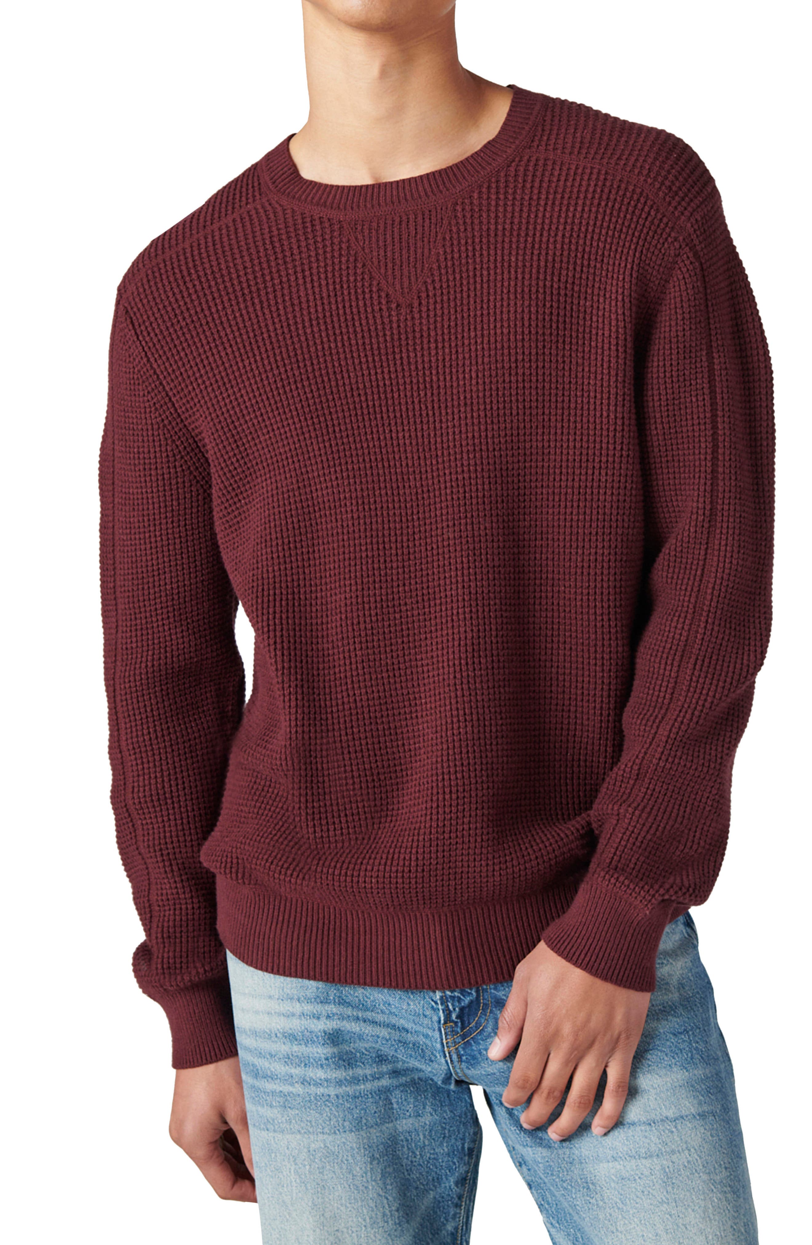 Men's Sweater Knitted Sweatshirt Long Sleeve Crew Neck Pullover Tops Jumper CA